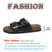 Flip Flops Wear Lightweight Double Buckle Flat Slippers Outside The Home_vogvips.com