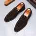 8607-1 Loafers British Loafers Trendy Casual Men's Shoes Lazy One Foot Large Size_vogvips.com