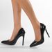 Women's Shoes Single Shoes Spring Festival New Internet Celebrity European And American Style Black Advanced Emotional Pointy Black High Heels_vogvips.com