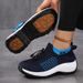 Non-Slip Women's Rocker Shoes - Comfortable Knit Slip-On Sneakers With Arch Support For Casual Wear (Sizes 35-45, Multiple Colors)_vogvips.com