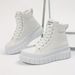 Four Seasons Thick Sole Heightening Women's Comfortable High Top Sports Shoes Daily Laced Black Casual Shoes_vogvips.com