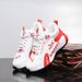 Breathable Mesh Chunky Sneakers Platform Shoes For Men Women, Unisex Retro Athletic Casual Shoes With Height Increase Option_vogvips.com