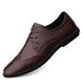 Men's First-layer Casual Shoes, Small Leather Shoes, Men's Soft-soled Men's Shoes_vogvips.com