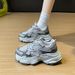 Spring Women's Chunky Sneakers - Style Platform Running Shoes | 5cm Height Increase & Breathable Casual Shoes ZL7522_vogvips.com