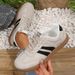 Lightweight Comfortable For Women Fashion Striped Lace Up Sports Shoes Woman Casual Breathable Green Sneakers Plus Size_vogvips.com