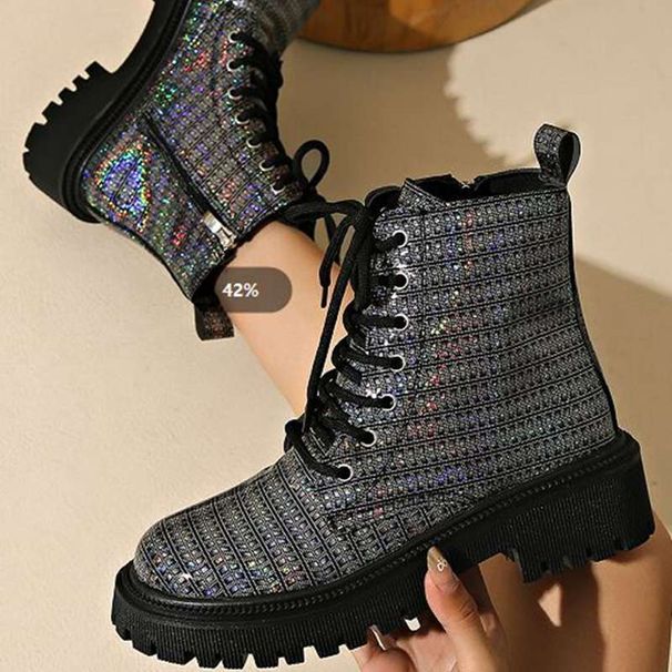 Slim Petite Martin For Women Summer 2025 Spring And Autumn New Versatile Black British Style Short Boots_vogvips.com