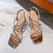 2026 Summer New Style Thin Heel Open-Toe High Heels For Women Rhinestones Silver Versatile Party Shoes With Single Strap_vogvips.com