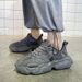 Spring New Breathable Mesh Men's Versatile Height Increasing Sports And Leisure Running Dad Trendy Shoes_vogvips.com
