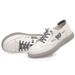 Leather White Shoes Beef Tendon Sole Women's Shoes Soft Sole Casual Sports Shoes Flat Sole Single Shoes_vogvips.com