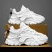 Men's Shoes Breathable Summer Casual Sneakers With Thick Sole, Lightweight Mesh Upper For Comfort And Style Daddy Work Safety Shoes_vogvips.com