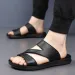 New Sandals Summer Outdoor Fashion Casual Soft Sole Non Slip Beach Shoes Driving Two Way Men's Slippers_vogvips.com