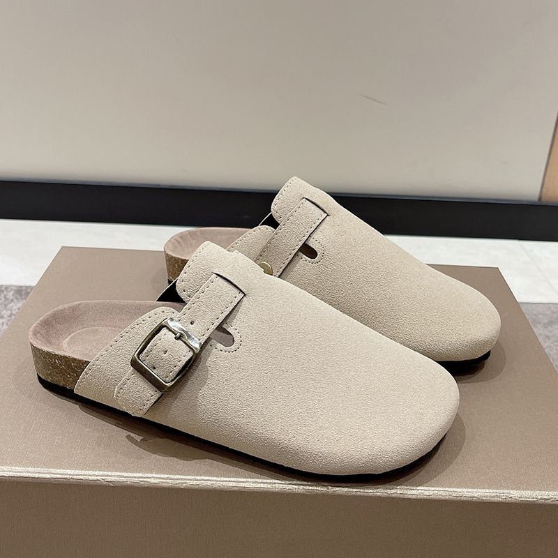 Comwarm Classic Clogs And Mules Summer Slip-on Cork Sandals Men Beach Home Flats Slippers With Arch Support_vogvips.com