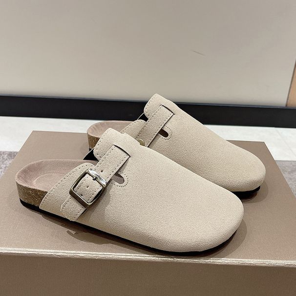 Comwarm Classic Clogs And Mules Summer Slip-on Cork Sandals Men Beach Home Flats Slippers With Arch Support_vogvips.com