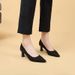 Spring Black High Interview Job Women's Vocational Students Etiquette Drs Thick Heels Commuting Temperament Single_vogvips.com
