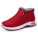 Cross-Border Dropshipping Fleece-Lined Thickened Cotton Soft Sole Comfortable Non-Tiring Snow Boots Cold-Proof Warm_vogvips.com