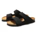 RUIZUSTOCK Hot White Two Velcro Cork Sandals Adjustable Strap Casual Open Toe Summer Slippers_vogvips.com