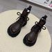Platform 2024 Autumn Winter New British Style Versatile Fleece-Lined Short Soft Sole Martin Boots For Women_vogvips.com