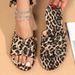 Summer New European And American Foreign Trade Large-size Flat Slippers, Slip-on Beach Sandals For Casual Wear_vogvips.com