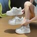 Little White Shoes Female And Female Students Platform Sports Versatile Board Shoes Street Shooting_vogvips.com