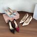 French-style Pointed-toe Stiletto High-heeled For Elegant Commuting Work, 2026 New Model, Soft Leather, Shallow Cut,_vogvips.com