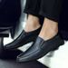 Genuine Leather Men Casual Luxury Brand Mens Loafers Moccasins Breathable Slip On Black Driving Shoes Plus Size 37-47_vogvips.com
