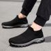 Popular Spring Summer Casual Shoes For Men, Breathable Mesh Large-size Slip-on Men's Shoes, Trendy And In Stock_vogvips.com